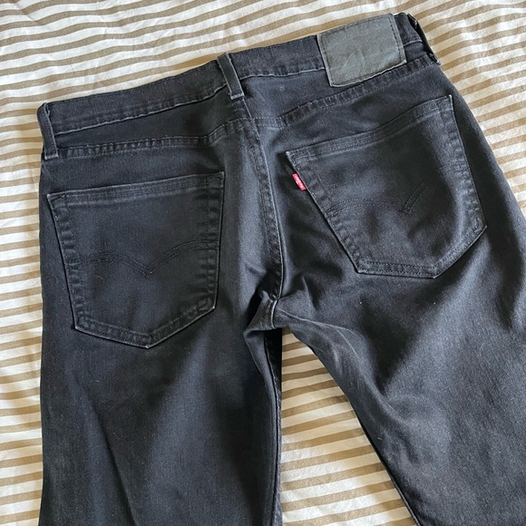 levi 502 black jeans 30 30 - Picture 4 of 6